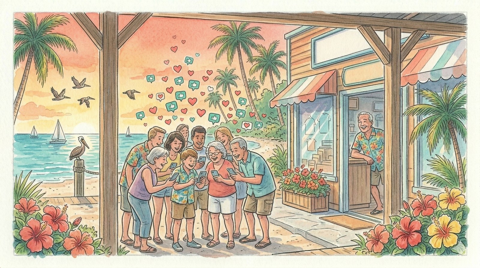 Social Media Management illustration