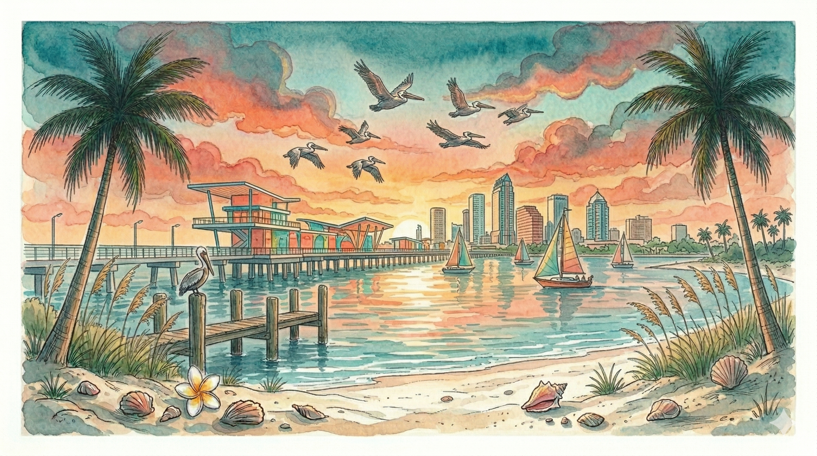 St. Petersburg watercolor